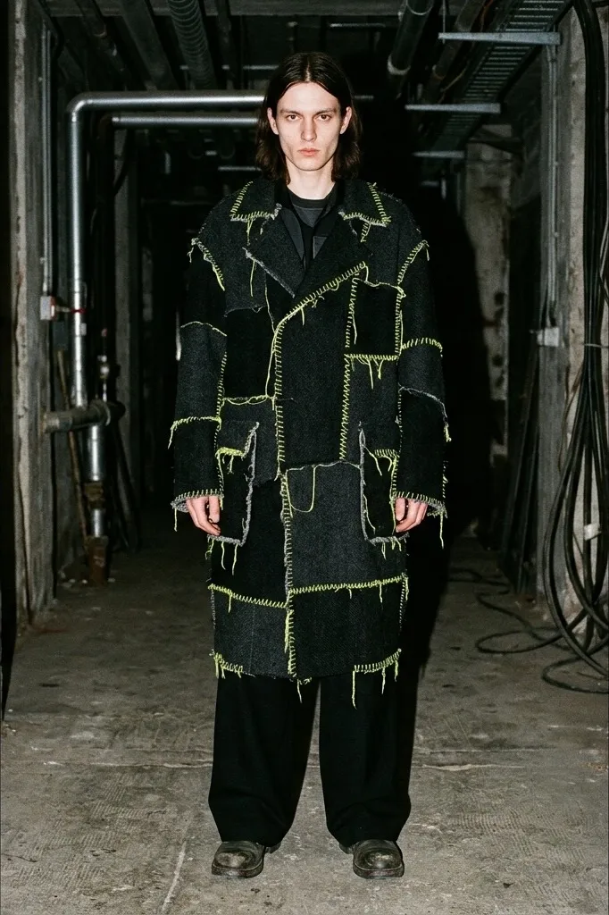暗调编辑 · patchwork coat