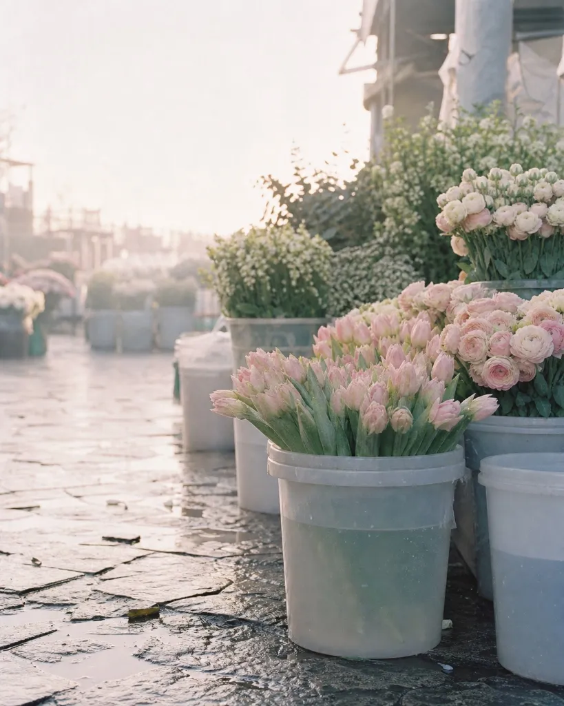 花市 · 清晨
